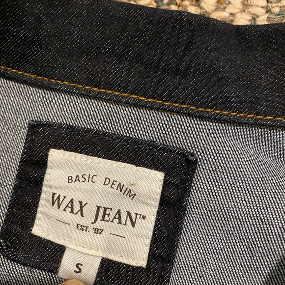 Wax jean Dark denim jean jacket - Picture 3 of 4